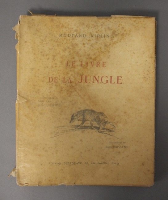 KIPLING Rudyard, Le Livre de la Jungle, Paris,...