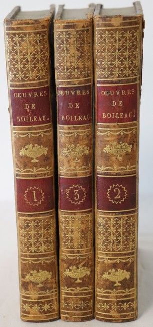 BOILEAU: Les oeuvres. Paris, Mame, 1810.