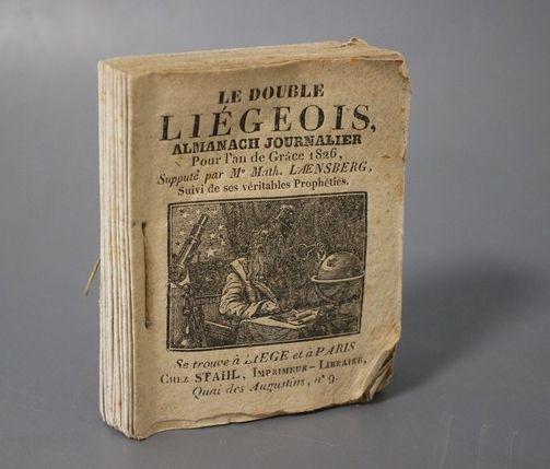 [ALMANACH] Le double liégeois, almanach journalier...