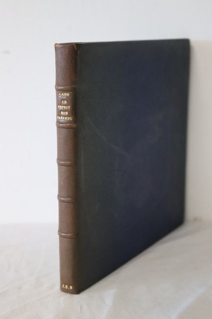 GIDE (A.): Un esprit non prévenu. Kra, 1...