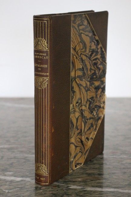 [MANESCAU] - Catalogue des livres d'une bibliothèque...