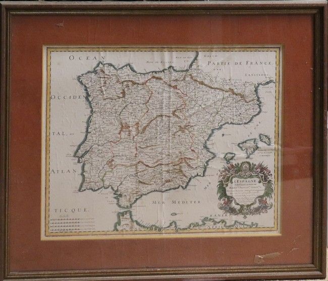 L'Espagne subdivisée en tous ses royaumes,...