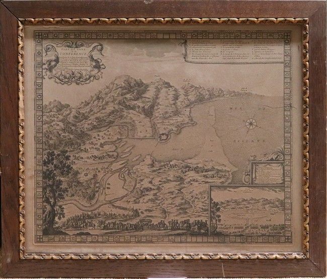 L'ENTREVUE  LOUIS XIV ET DE PHILIPPE  IV...