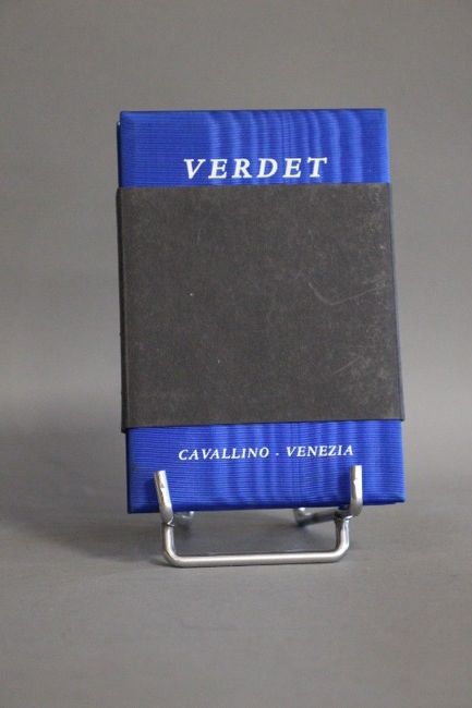 VERDET (A.), Formes et Paroles, ed. Cavallino,...