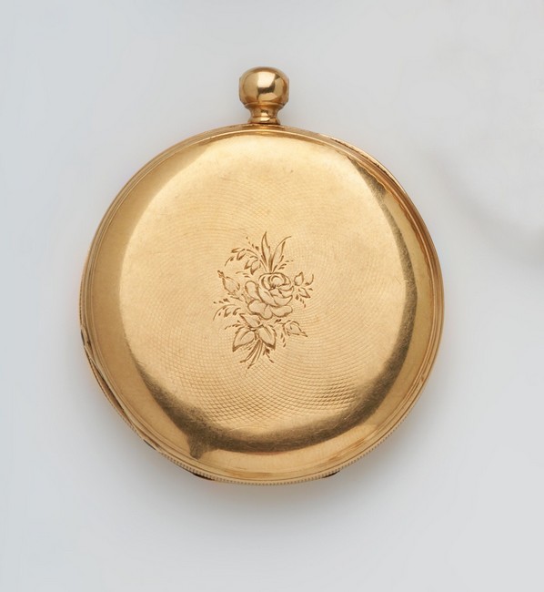 MONTRE DE GOUSSET en or jaune (750) remontage...
