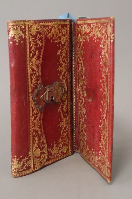 PORTE-MONNAIES formant CARNET en maroquin...