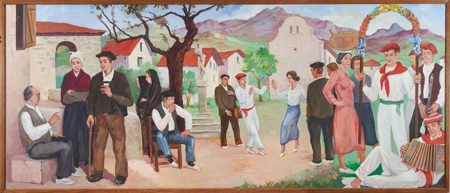 Ecole Basque vers 1960