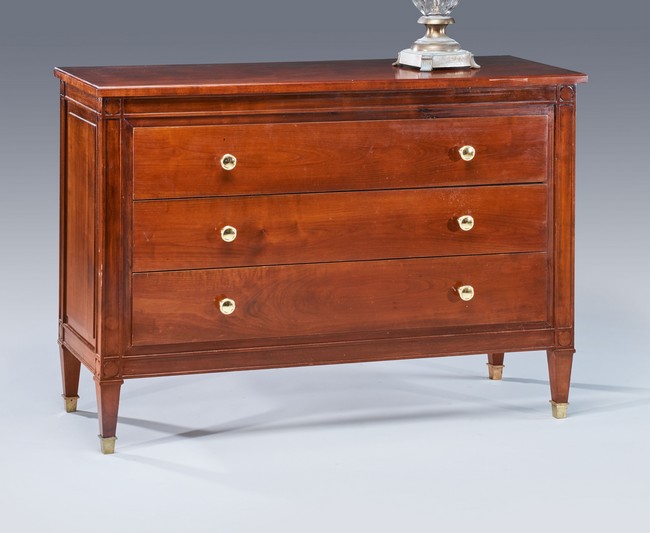 COMMODE rectangulaire en bois teinté façon...