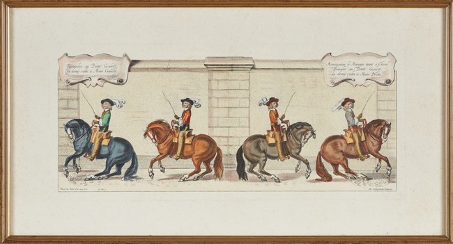DEUX GRAVURES en couleurs représentant Monseigneur...