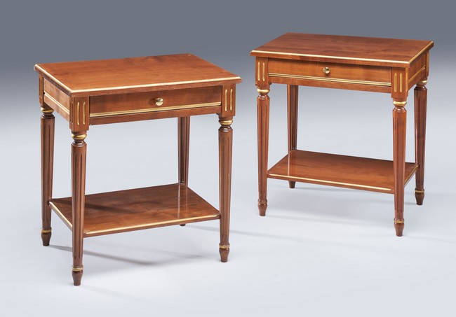 PAIRE DE TABLES DE CHEVET rectangulaires...