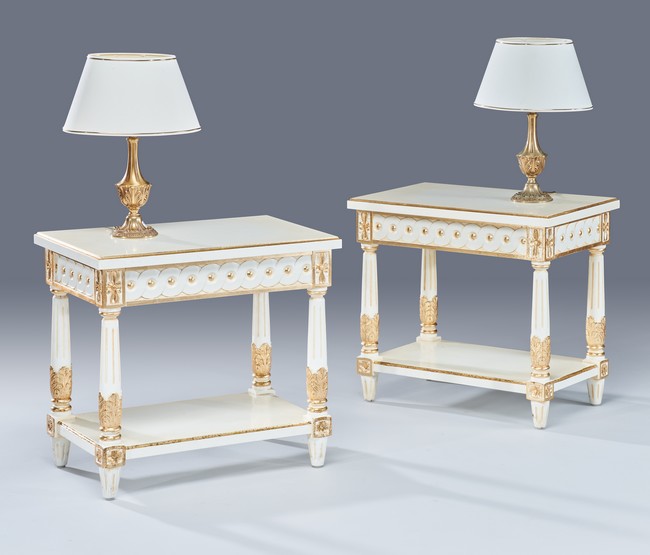 PAIRE DE TABLES DE CHEVET rectangulaires...