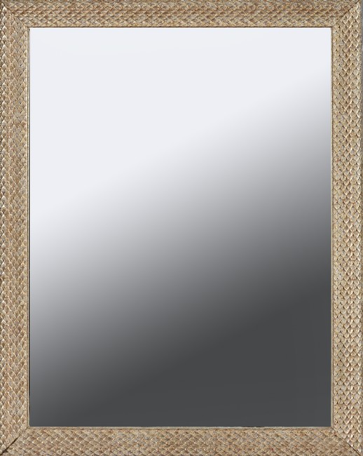 PETIT MIROIR RECTANGULAIRE en bois sculpté...