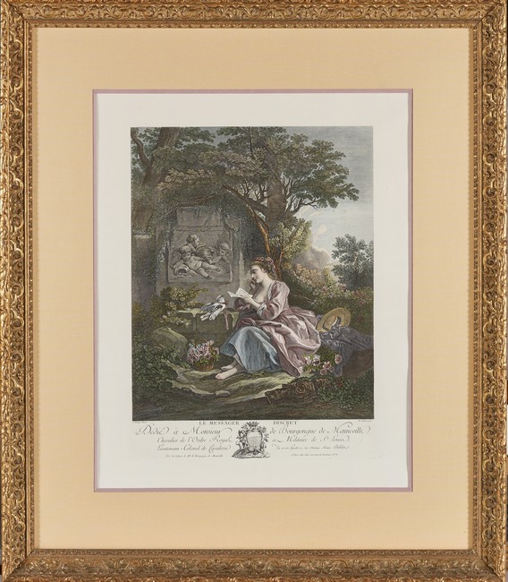 DEUX GRAVURES en couleurs d'après François...