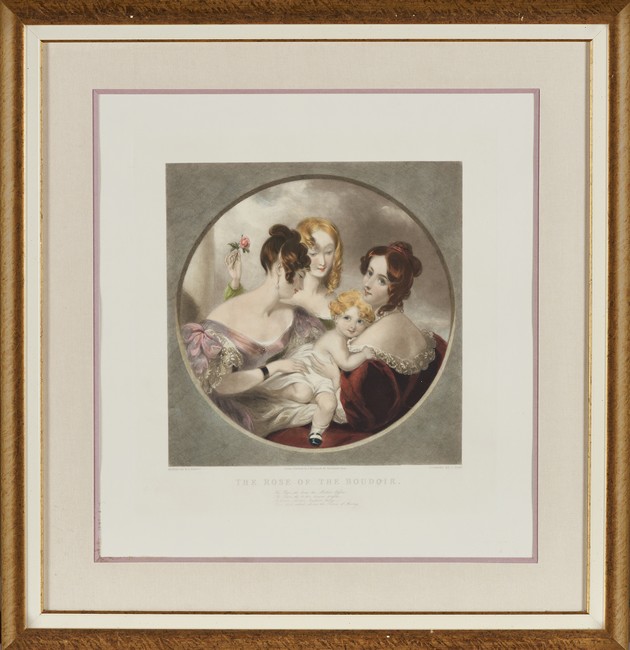 REPRODUCTION en couleurs d'après FRAGONARD...