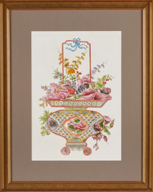 LITHOGRAPHIE en couleurs représentant un...