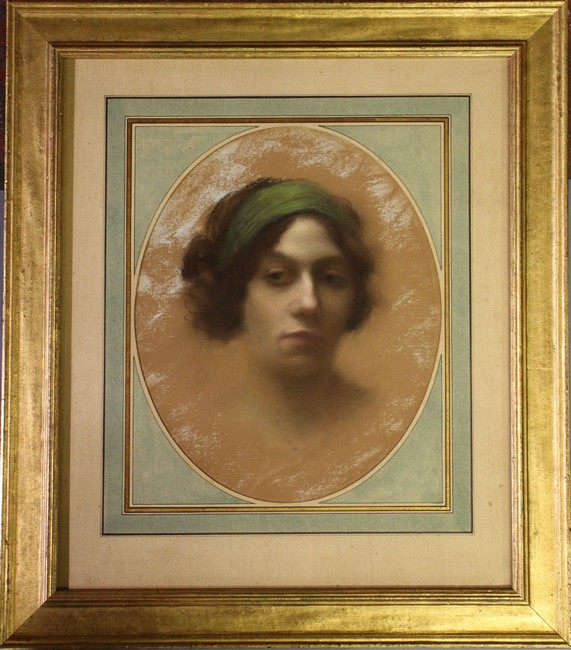 Portrait de femme au bandeau