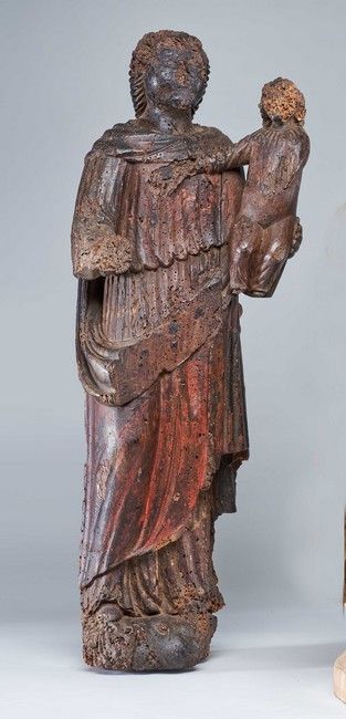 SAINT PERSONNAGE AVEC ENFANT JESUS