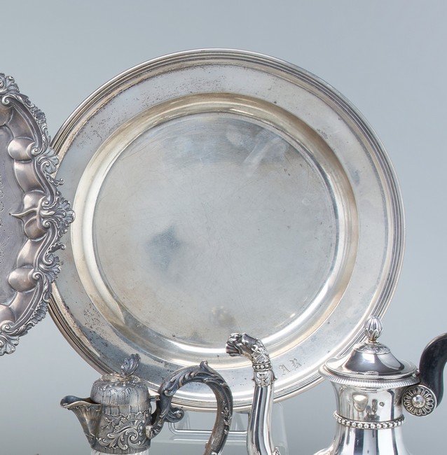 PLAT creux rond en argent (84 zolotlik -...