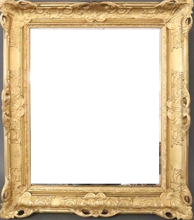 MIROIR rectangulaire dans un cadre en bois...
