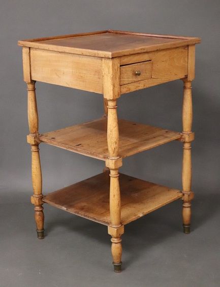 TABLE type rafraichissoir en merisier de...