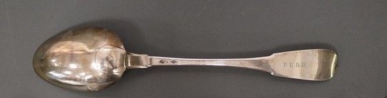CUILLERE A POT en argent modèle uniplat,...