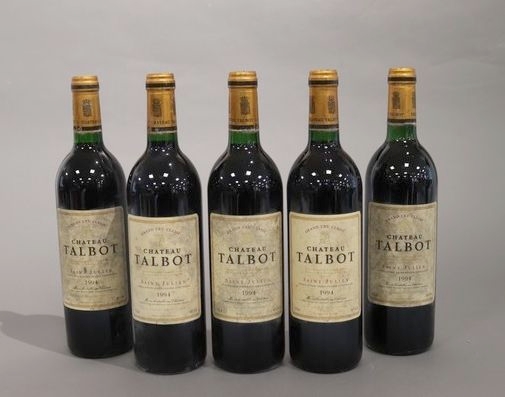 5 Blles CH. TALBOT, St Julien GCC, 1994.