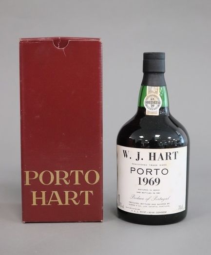 1 Blle Porto W.J. HART 1969, 75 cl - 20°...