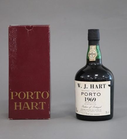 1 Blle Porto W.J. HART 1969, 75 cl - 20°...