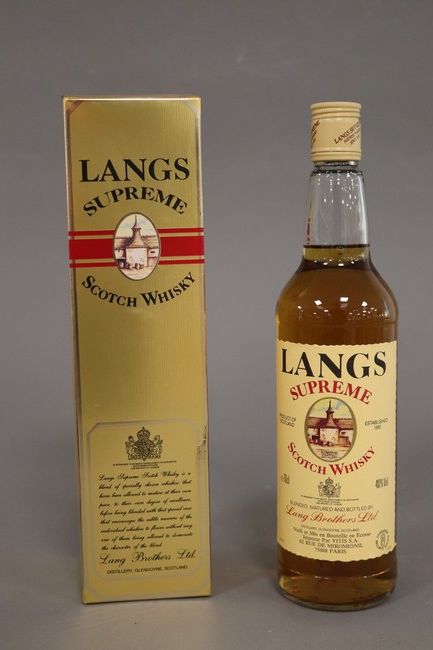 1 Blle Scotch Whisky "Supreme" LANGS, 70...