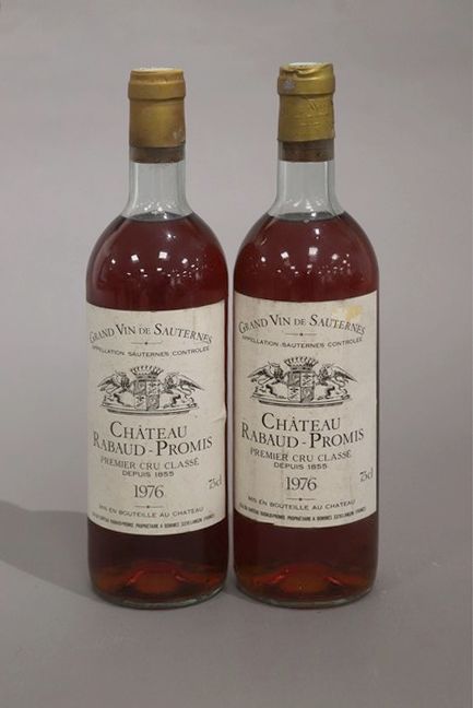 2 Blles CH. RABAUD PROMIS Sauternes 1er CC...