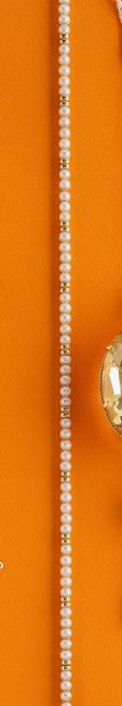 COLLIER DE PERLES DE CULTURE alterné d'anneaux...
