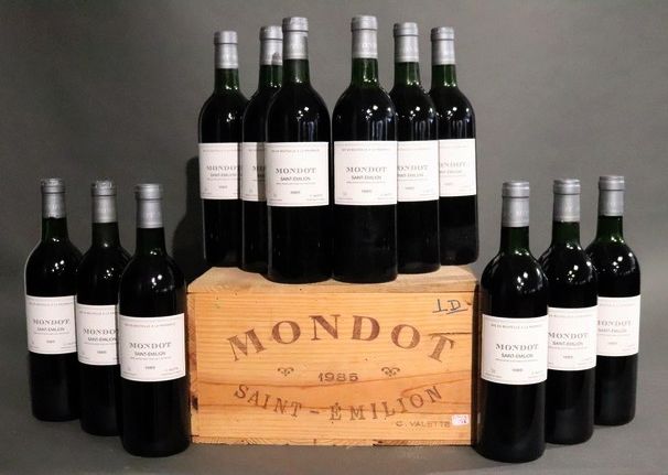 12 Blles MONDOT, Saint-Emilion, 1985.