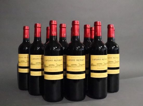 12 Blles CH. LAFONT MENAULT, Pessac Léognan,...