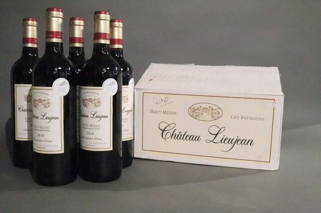 6 Blles CH. LIEUJAN, Haut-Médoc, CB, 201...