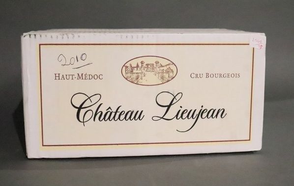6 Blles CH. LIEUJAN, Haut-Médoc, CB, 201...