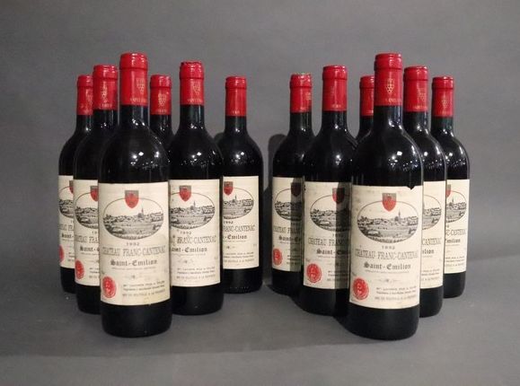 12 Blles CH. FRANC CANTENAC, Saint-Emilion,...