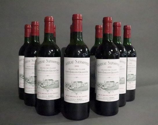 11 Blles CH. SANSONNET, Saint-Emilion, GCC,...