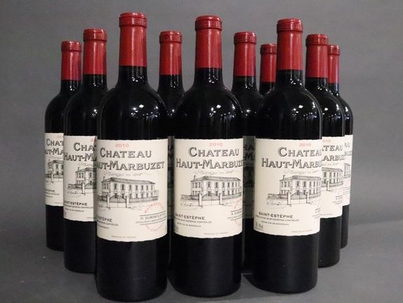 12 Blles CH. HAUT MARBUZET, Saint-Estèphe,...