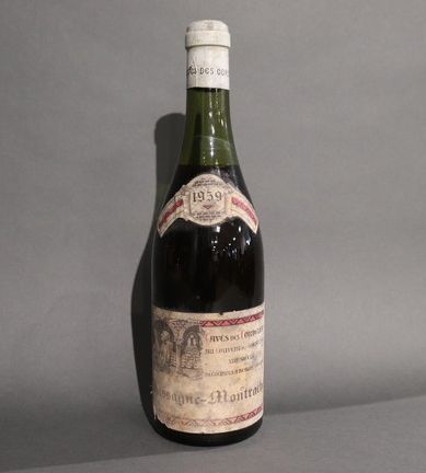 1 Blle CHASSAGNE MONTRACHET, mise caves Des...