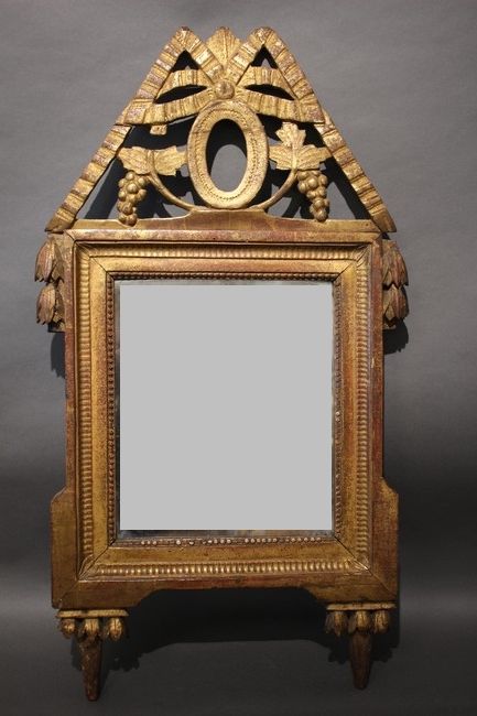 PETIT MIROIR rectangulaire au mercure dans...