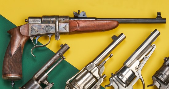 PISTOLET BUFFALO n°32, 1 coup, cal. 6 mm...