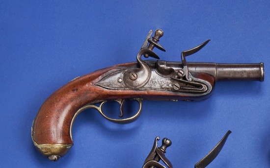 PETIT PISTOLET A SILEX DE VOYAGE, Grande...