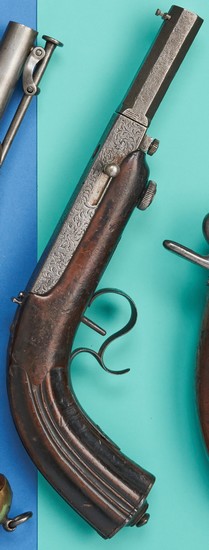 PISTOLET DE TIR RÉDUIT, système Jansen, cal....