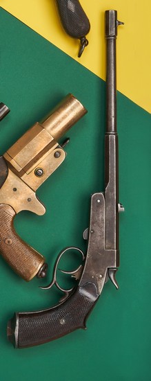 PISTOLET DE TIR ALLEMAND, 1 coup, cal. 5,3...