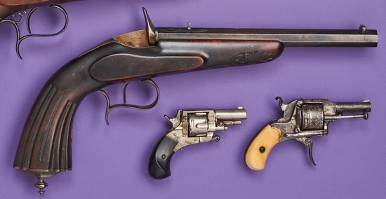 PISTOLET DE TIR système FLOBERT, 1 coup,...