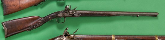 PETIT FUSIL DE CHASSE A SILEX, 2 coups.