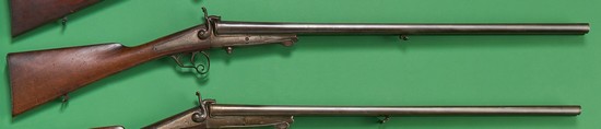 FUSIL DE CHASSE A BROCHE, 2 coups, cal. ...