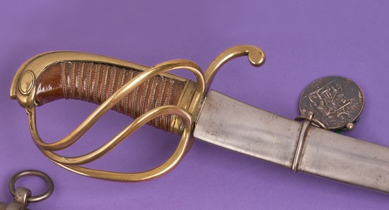 SABRE D'OFFICIER DE CAVALERIE LÉGERE ESP...