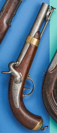 PISTOLET DE MARINE A PERCUSSION, modèle ...