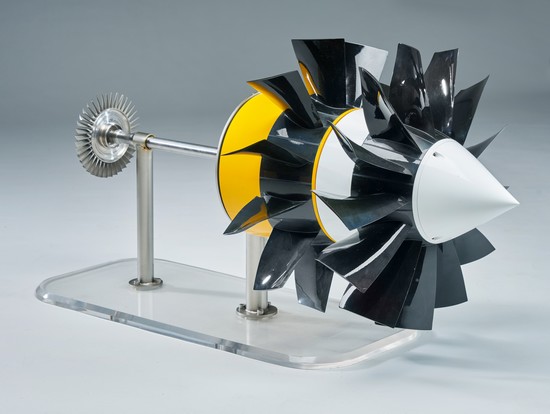 [AVIATION] - MAQUETTE DE TURBINE AERONAUTIQUE...